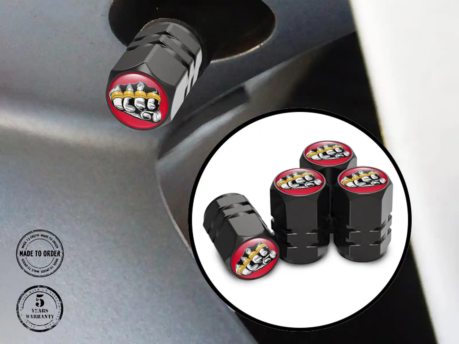 Tyre Valve Caps for Car Thin Build
